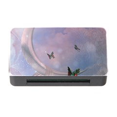 The Wonderful Moon With Butterflies Memory Card Reader With Cf by FantasyWorld7