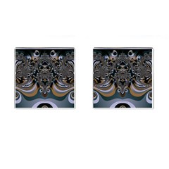 Fractal Art Artwork Design Cufflinks (square) by Simbadda