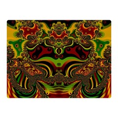 Fractal Art Artwork Design Double Sided Flano Blanket (mini)  by Simbadda