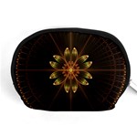 Fractal Floral Mandala Abstract Accessory Pouch (Medium) Front