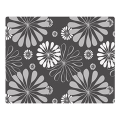 Floral Pattern Double Sided Flano Blanket (large)  by Hansue