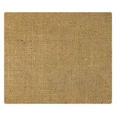 Burlap Coffee Sack Grunge Knit Look Double Sided Flano Blanket (small)  by dressshop