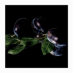Plums Photo Art Fractalius Fruit Medium Glasses Cloth by Sapixe