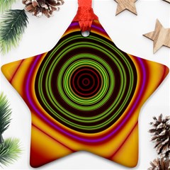 Digital Art Background Yellow Red Ornament (star) by Sapixe