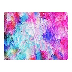 Background Art Abstract Watercolor Double Sided Flano Blanket (mini)  by Sapixe