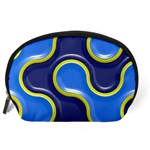 Pattern Curve Design Seamless Accessory Pouch (Large) Back