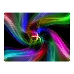 Abstract Art Color Design Lines Double Sided Flano Blanket (mini)  by Sapixe