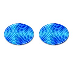 Background Light Glow Abstract Art Cufflinks (oval) by Sapixe