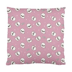 Cute Kawaii Ghost Pattern Standard Cushion Case (one Side) by Valentinaart
