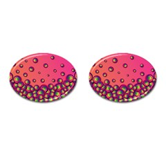 Wallpaper Background Funny Texture Cufflinks (oval) by Sapixe