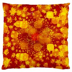 Christmas Star Advent Background Large Flano Cushion Case (one Side) by Sapixe