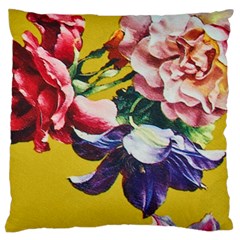 Textile Printing Flower Rose Cover Large Flano Cushion Case (one Side) by Sapixe