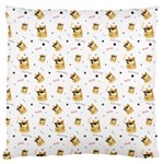 Doge Much Thug WOW Pattern Funny Kekistan Meme dog White Large Flano Cushion Case (One Side) Front