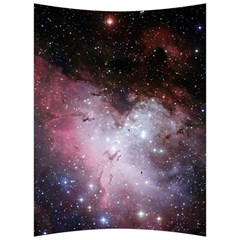 Eagle Nebula Wine Pink And Purple Pastel Stars Astronomy Back Support Cushion by genx