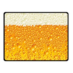 Bubble Beer Fleece Blanket (small) by Wegoenart