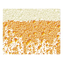 Beer Head Foam Cool Double Sided Flano Blanket (large)  by Wegoenart