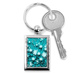 Stars Christmas Ice Decoration Key Chains (rectangle)  by Simbadda