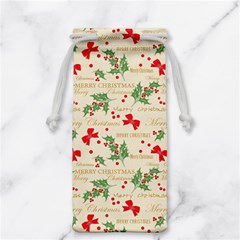Christmas Paper Scrapbooking Jewelry Bag by Wegoenart