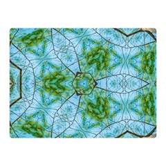 Forest Kaleidoscope Pattern Double Sided Flano Blanket (mini)  by Wegoenart