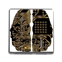 Brain Circuit Board Pcb Computer Memory Card Reader (square 5 Slot) by Wegoenart