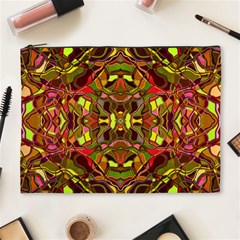 Abstract #8   I   Autumn 6000 Cosmetic Bag (xl) by KesaliSkyeArt