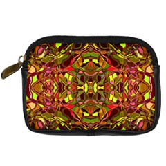 Abstract #8   I   Autumn 6000 Digital Camera Leather Case by KesaliSkyeArt