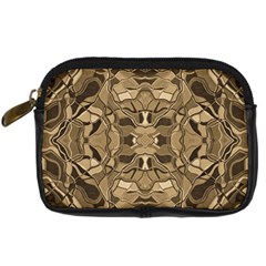 Abstract #8   Ii   Antiqued 6000 Digital Camera Leather Case by KesaliSkyeArt