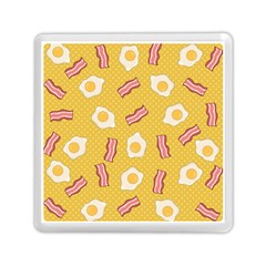 Bacon And Egg Pop Art Pattern Memory Card Reader (square) by Valentinaart