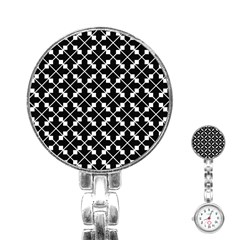 Abstract Background Arrow Stainless Steel Nurses Watch by Pakrebo