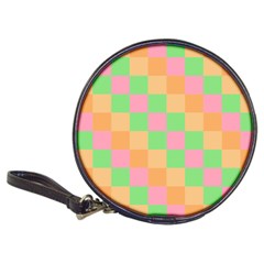 Checkerboard Pastel Squares Classic 20-cd Wallets by Pakrebo