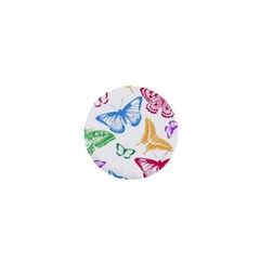 Butterfly Butterflies Vintage 1  Mini Magnets by Pakrebo