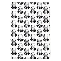 Trump Retro Face Pattern Maga Black And White Us Patriot Removable Flap Cover (l) by snek