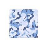 Standard light blue Camouflage Army Military Square Magnet Front