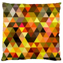 Abstract Geometric Triangles Shapes Standard Flano Cushion Case (one Side) by Mariart