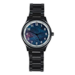 Cosmic Journey Stainless Steel Round Watch by WensdaiAmbrose
