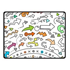 Desktop Pattern Art Graphic Design Double Sided Fleece Blanket (small)  by Pakrebo