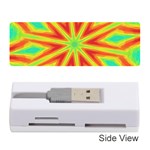 Kaleidoscope Background Star Memory Card Reader (Stick) Front