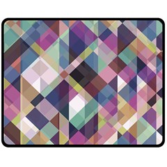 Geometric Sense Double Sided Fleece Blanket (medium)  by WensdaiAmbrose