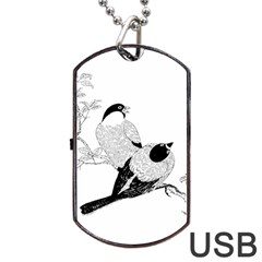 Vintage Old Fashioned Animal Wild Dog Tag Usb Flash (one Side) by Wegoenart