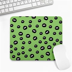 Totoro - Soot Sprites Pattern Large Mousepads by Valentinaart