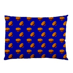 Kawaii Chips Blue Pillow Case (two Sides) by snowwhitegirl