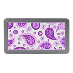 Retro Paisley Purple Memory Card Reader (mini) by snowwhitegirl