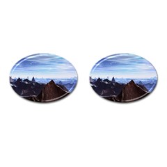 Planet Discover Fantasy World Cufflinks (oval) by Pakrebo