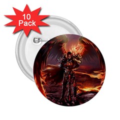 Fantasy Art Fire Heroes Heroes Of Might And Magic Heroes Of Might And Magic Vi Knights Magic Repost 2 25  Buttons (10 Pack)  by Sudhe