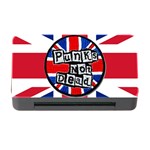 Punk Not Dead Music Rock Uk United Kingdom Flag Memory Card Reader with CF Front