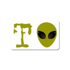 I Want To Believe Magnet (name Card) by Sudhe