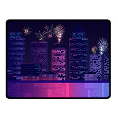 Architecture Home Skyscraper Double Sided Fleece Blanket (small)  by Sudhe