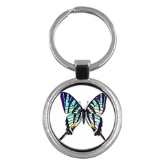 A Colorful Butterfly Key Chains (round)  by Sudhe