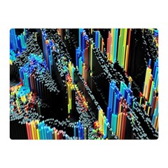 Abstract 3d Blender Colorful Double Sided Flano Blanket (mini)  by Sudhe