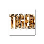 Tiger Bstract Animal Art Pattern Skin Square Magnet Front
